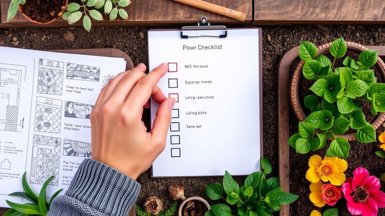 professional 12 step landscape design checklist