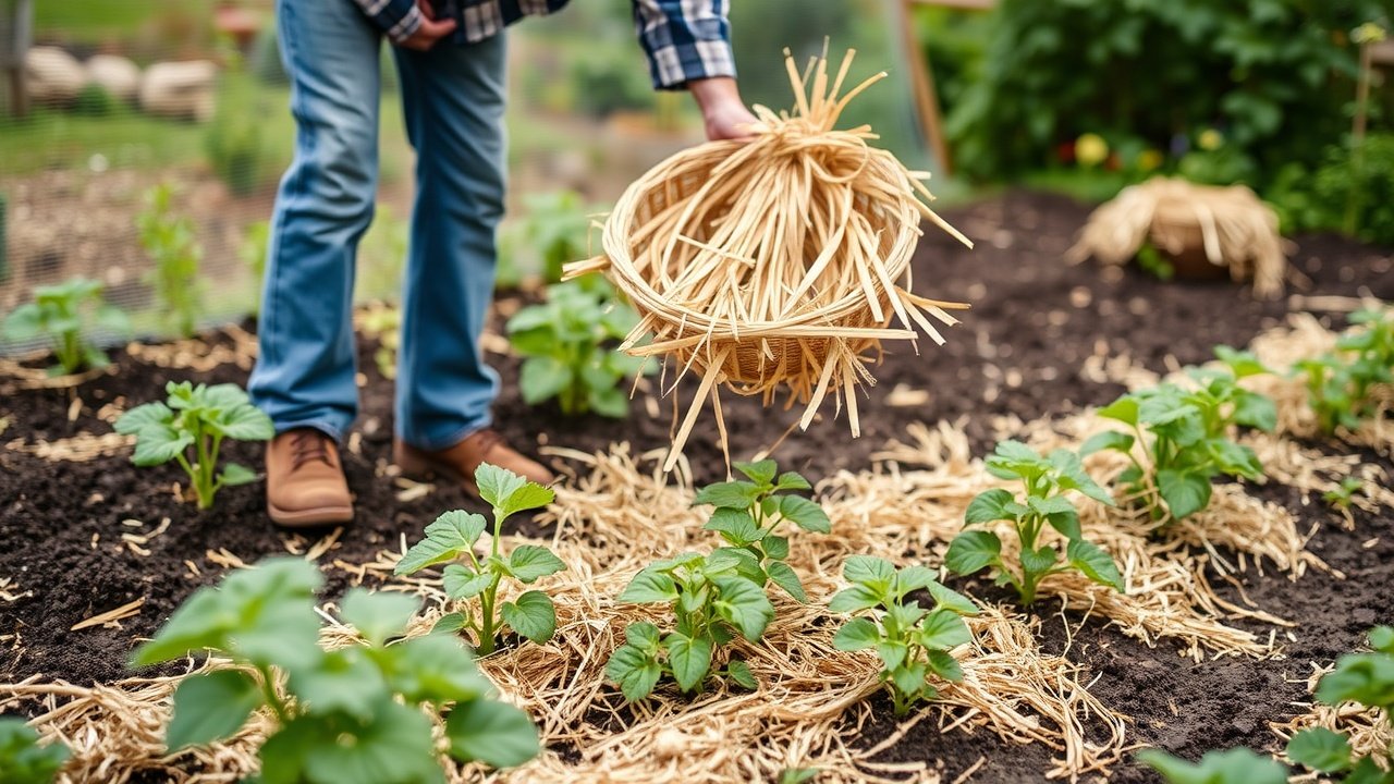 how mulching improves soil health and saves water