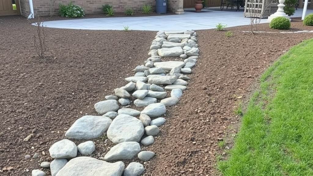 landscape drainage solution yard and landscape drainage